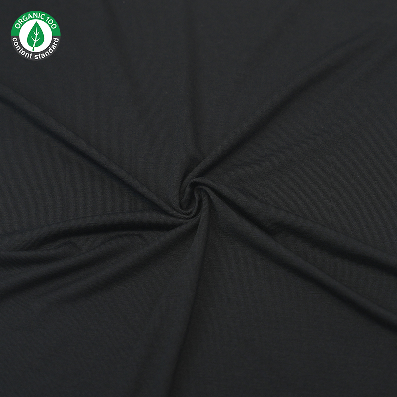 Fabraic éadaí bambú/spandex orgánach orgánach