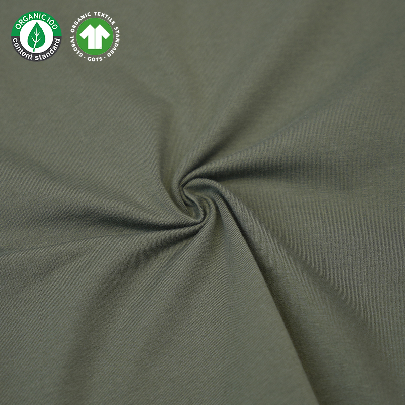 Fabraic geansaí spandex cadáis orgánach